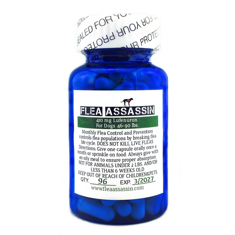 Monthly Flea Control & Prevention Dogs 46-90 lbs, Green Label - 96 capsules