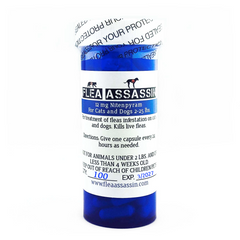 Rapid Flea Killer Cats Dogs 2-25 lbs, Blue Label - 100 capsules